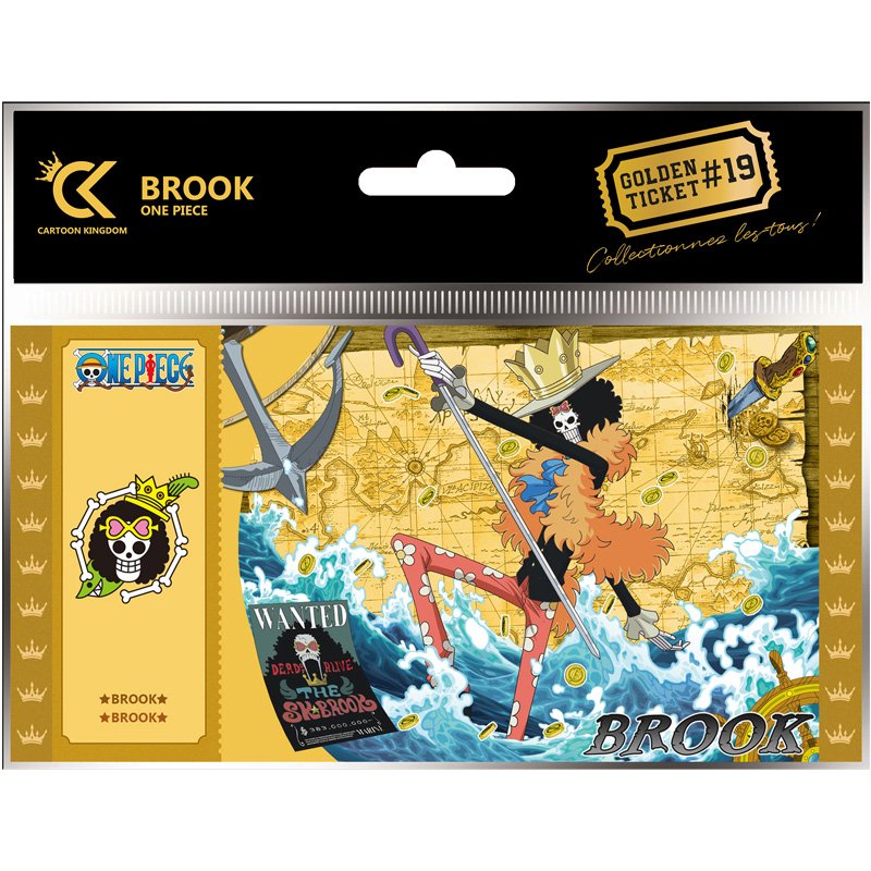 One Piece Golden Ticket Vol 2 Brook X5